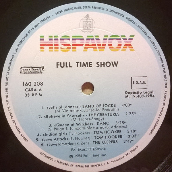 Various : Full Time Show (LP, Comp, Mixed)