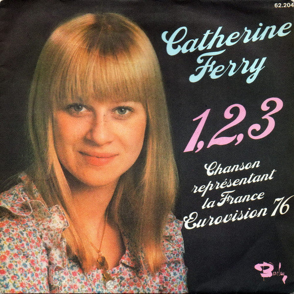 Catherine Ferry : 1, 2, 3 (7", Single, Ora)