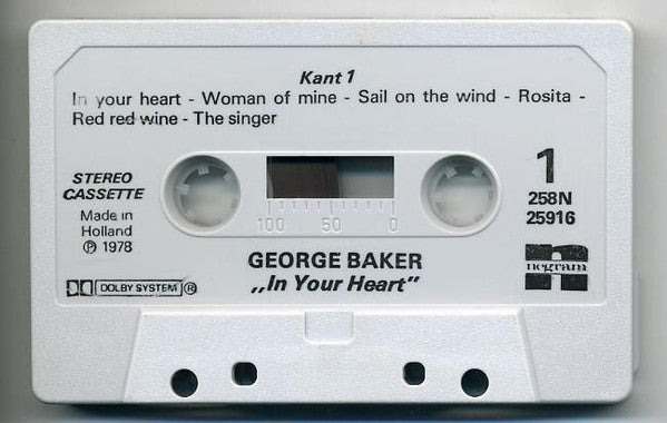 George Baker : In Your Heart (Cass, Album)