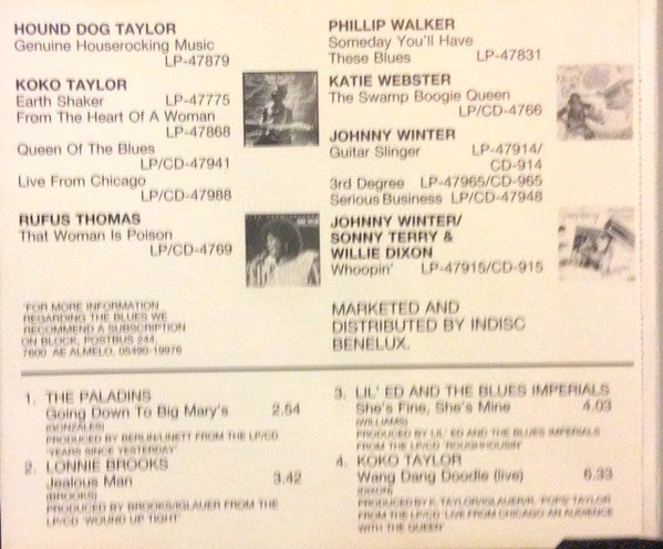 Various : Blues For You (CD, MiniAlbum, EP, Comp)