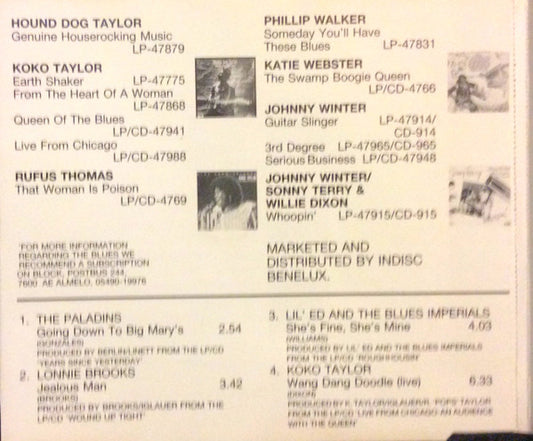 Various : Blues For You (CD, MiniAlbum, EP, Comp)