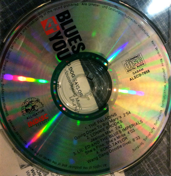 Various : Blues For You (CD, MiniAlbum, EP, Comp)