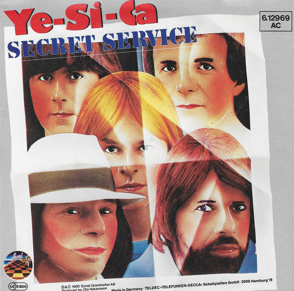 Secret Service : Ye-Si-Ca (7", Single)