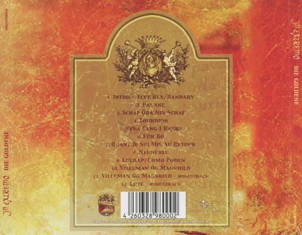In Extremo : Die Goldene (CD, Album)