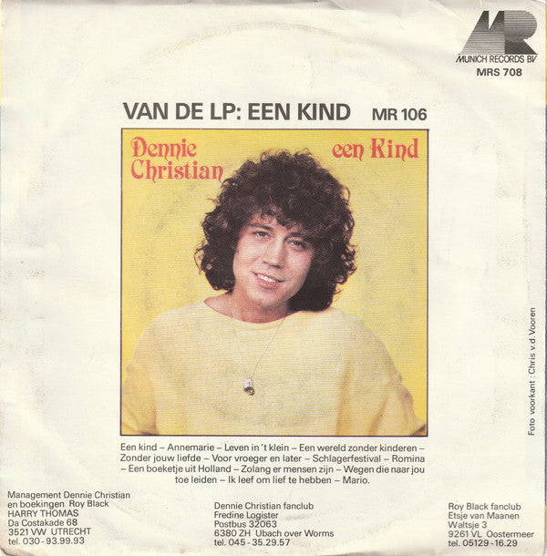 Dennie Christian & Roy Black : Schlagerfestival (7", Single)