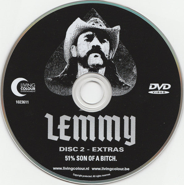 Greg Olliver, Wes Orshoski : Lemmy (49% Motherf**ker, 51% Son Of A Bitch) (2xDVD-V, PAL)