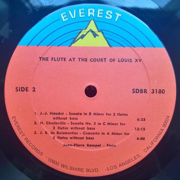 Jean-Pierre Rampal, Robert Veyron-Lacroix : The Flute At The Courts Of Frederick The Great & Louis XV (LP, Album)