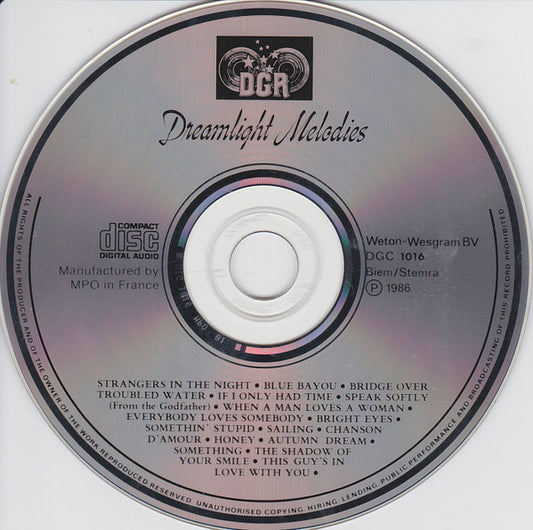 The Gino Marinello Orchestra : Dreamlight Melodies (CD, Album)