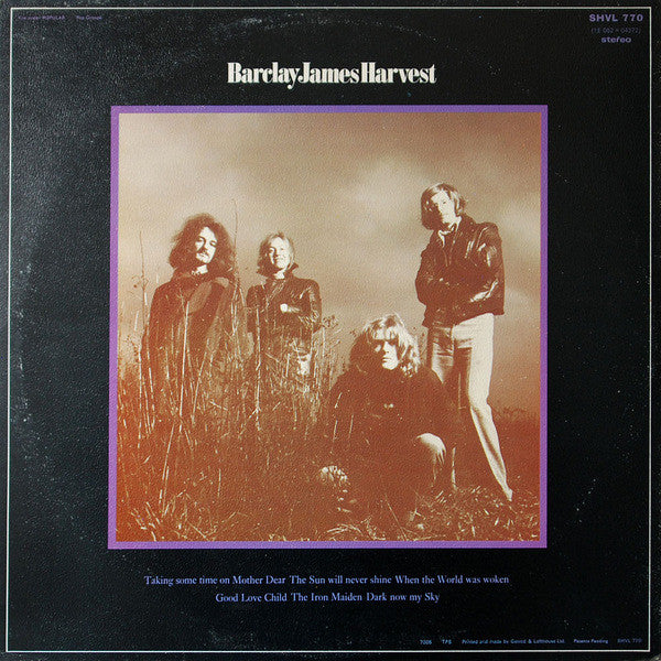 Barclay James Harvest : Barclay James Harvest (LP, Album, Tex)