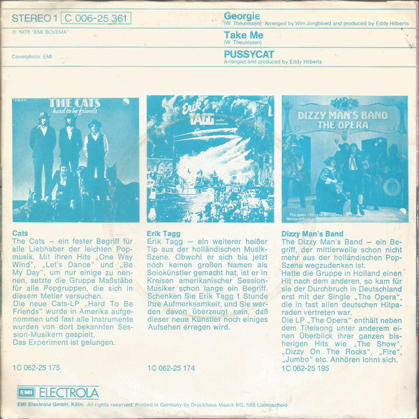 Pussycat (2) : Georgie (7", Single)