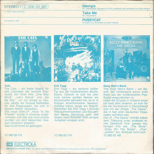 Pussycat (2) : Georgie (7", Single)