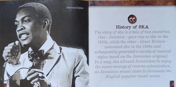 Bad Manners / Desmond Dekker / The Beat (2) / The Selecter : History Of Ska (2xCD, Comp)