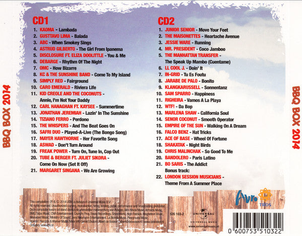 Various : Gerard Ekdom's BBQ Box 2014 (2xCD, Comp)