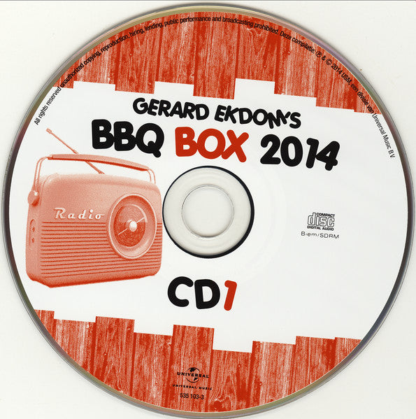 Various : Gerard Ekdom's BBQ Box 2014 (2xCD, Comp)