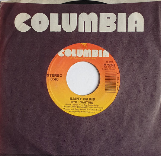 Rainy Davis : Still Waiting (7", Single)