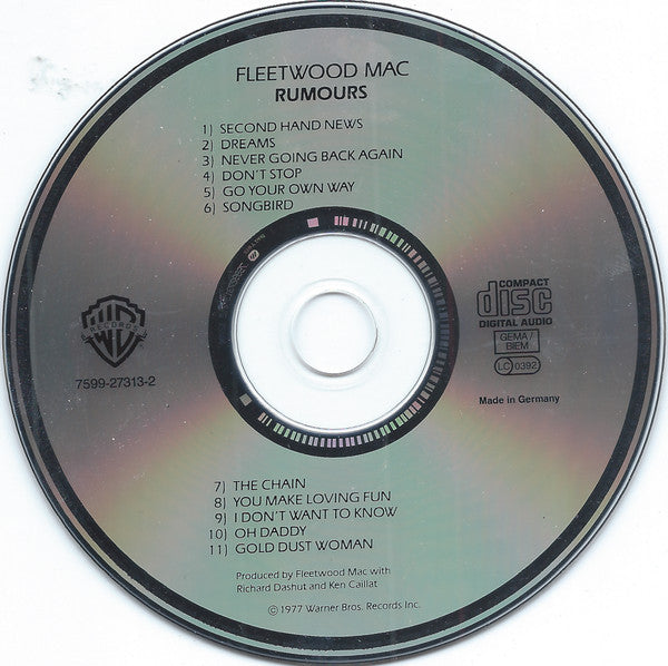 Fleetwood Mac : Rumours (CD, Album, RE)