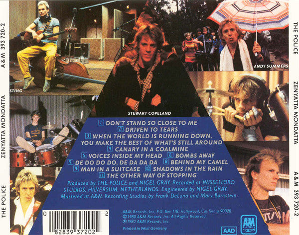 The Police : Zenyatta Mondatta (CD, Album, RE, PMD)