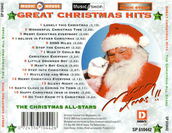 Various : Great Christmas Hits (CD, Comp)