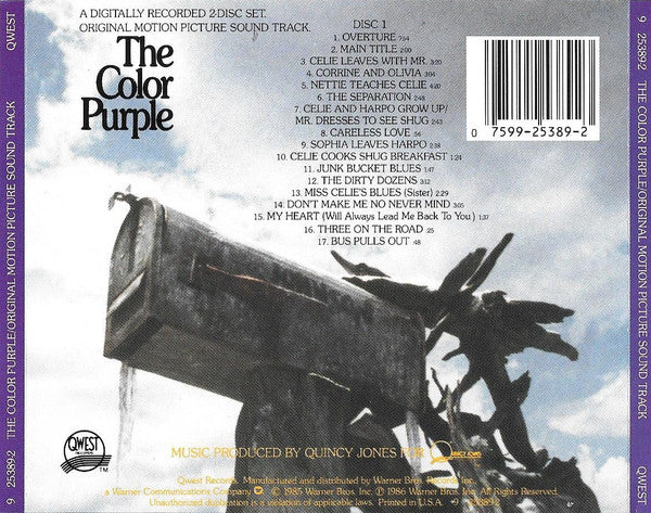 Quincy Jones : The Color Purple (Original Motion Picture Sound Track) (2xCD, Album)