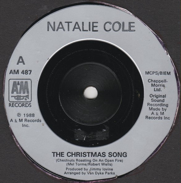 Natalie Cole : The Christmas Song ~ Chestnuts Roasting On An Open Fire (7", Single)