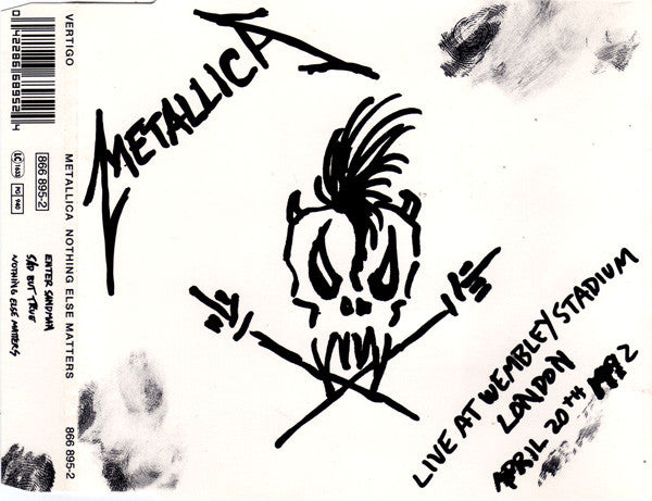 Metallica : Nothing Else Matters (Live At Wembley Stadium London April 20th 1992) (CD, Maxi)
