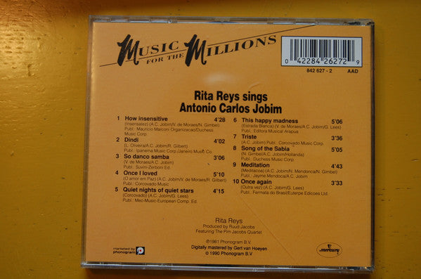 Rita Reys : Sings Antonio Carlos Jobim (CD, Album)
