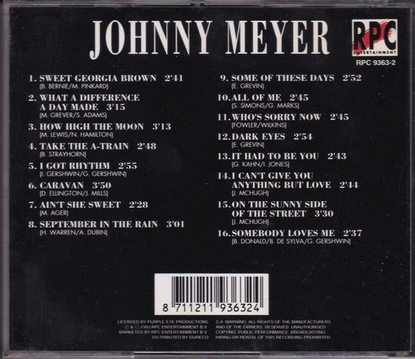 Johnny Meijer : The Swinging Accordeon   (CD, Comp)