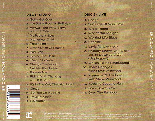 Eric Clapton : Forever Man (2xCD, Comp)