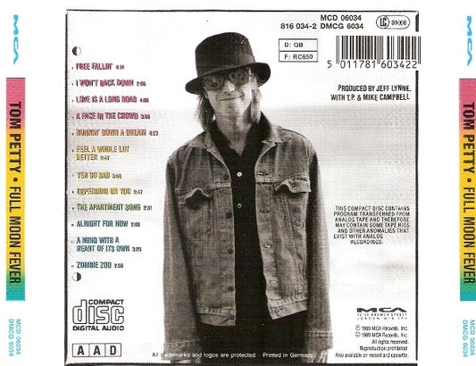 Tom Petty : Full Moon Fever (CD, Album, RE)
