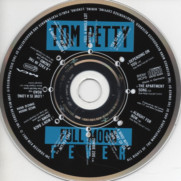 Tom Petty : Full Moon Fever (CD, Album, RE)
