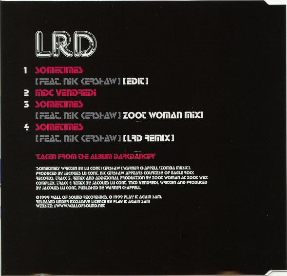 Les Rythmes Digitales : Sometimes (CD, Maxi)