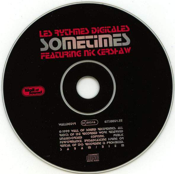 Les Rythmes Digitales : Sometimes (CD, Maxi)
