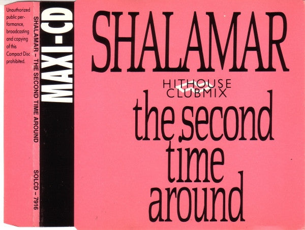Shalamar : The Second Time Around (Hithouse Clubmix) (CD, Maxi)
