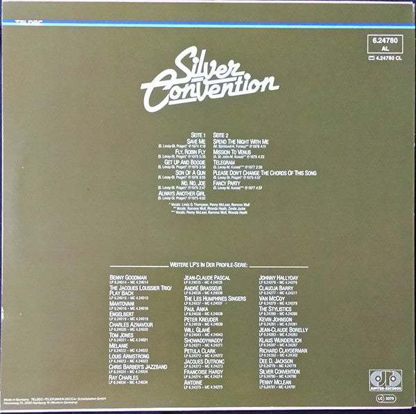 Silver Convention : Profile (LP, Comp)