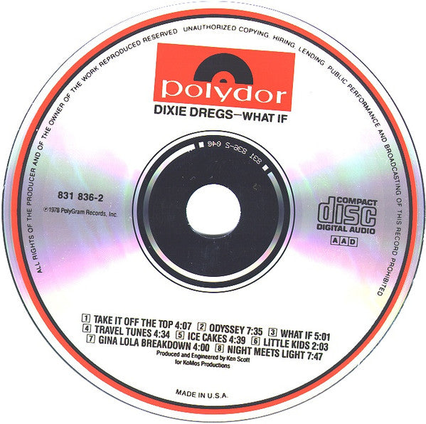 Dixie Dregs : What If (CD, Album, RE, RM)