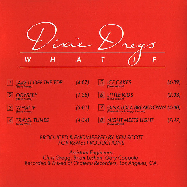Dixie Dregs : What If (CD, Album, RE, RM)