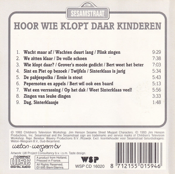 Bert & Ernie : Hoor Wie Klopt Daar Kinderen (CD, Album)