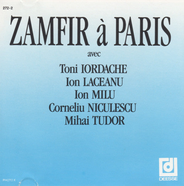Orchestra Gheorghe Zamfir : Zamfir À Paris (CD, Album)