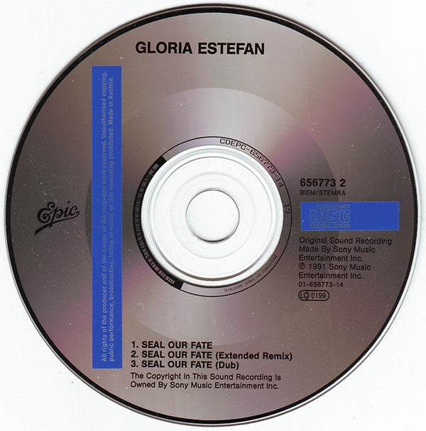 Gloria Estefan : Seal Our Fate (CD, Maxi)