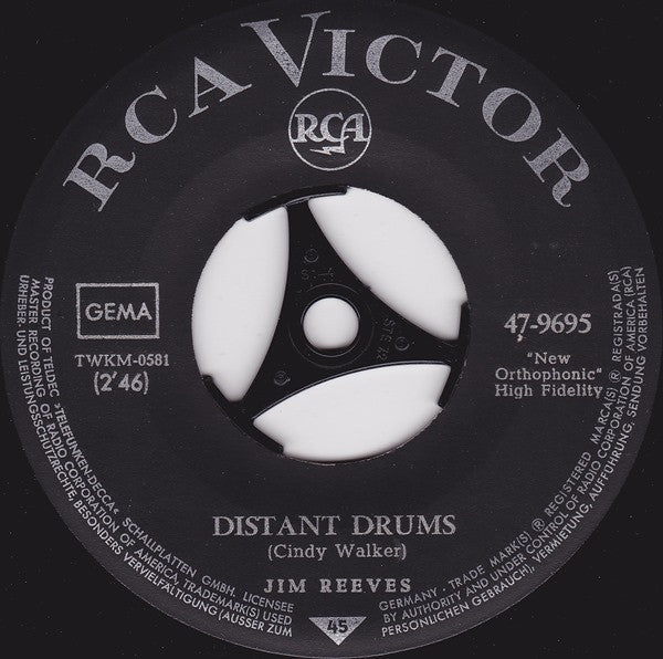 Jim Reeves : Distant Drums / My Juanita (7", Single)