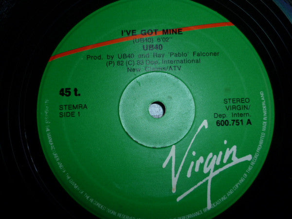 UB40 : I've Got Mine (12")