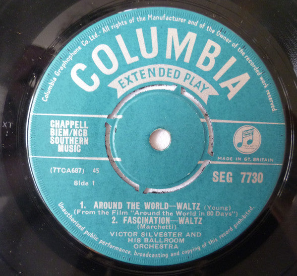 Victor Silvester And His Ballroom Orchestra : Waltzing In The Ballroom (7", EP)
