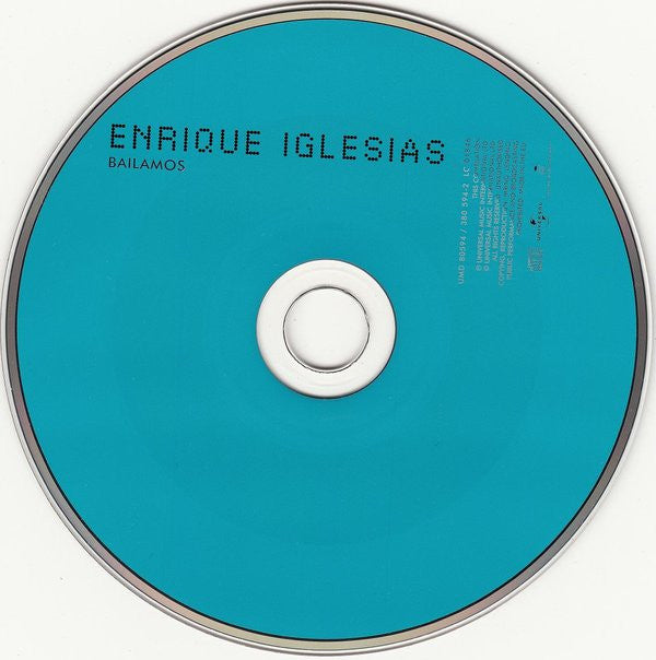 Enrique Iglesias : Bailamos (CD, Single)