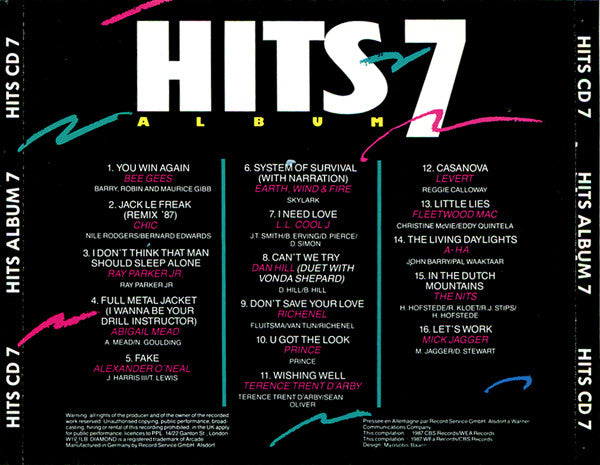 Various : Hits Album 7 (CD, Comp)