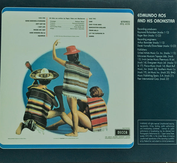 Edmundo Ros & His Orchestra : Hair Goes Latin / Caribbean Ros (CD, Comp)