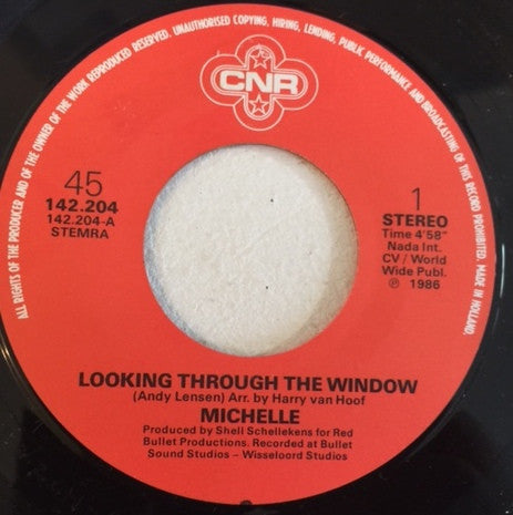 Michelle (85) : Looking Through The Window (7", Single)