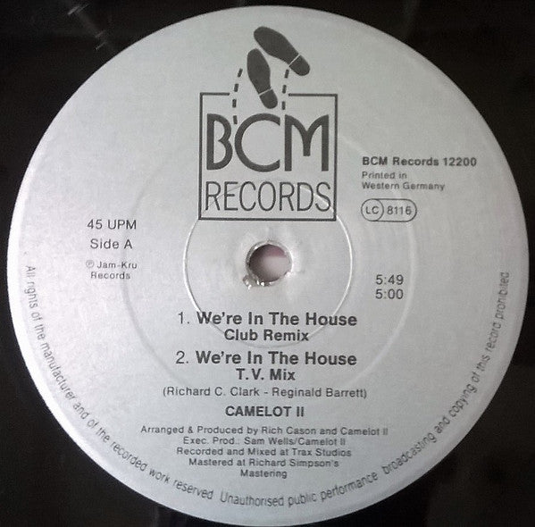Camelot II : We're In The House (12")