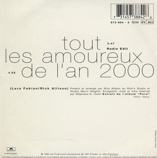 Lara Fabian : Tout (CD, Single, Car)