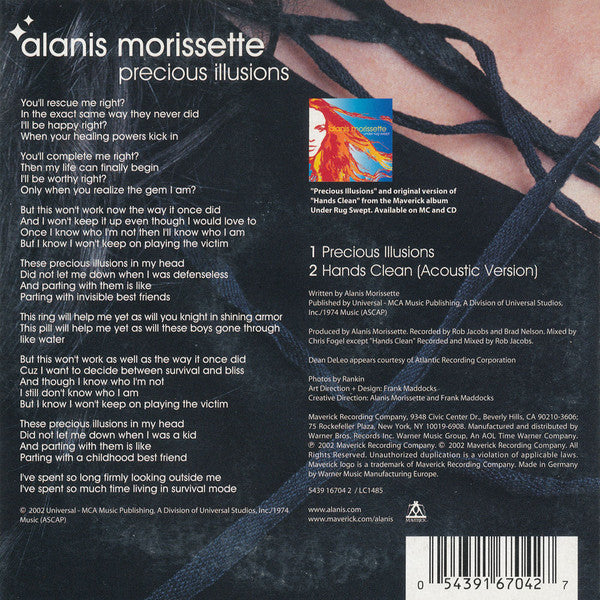 Alanis Morissette : Precious Illusions (CD, Single, Car)