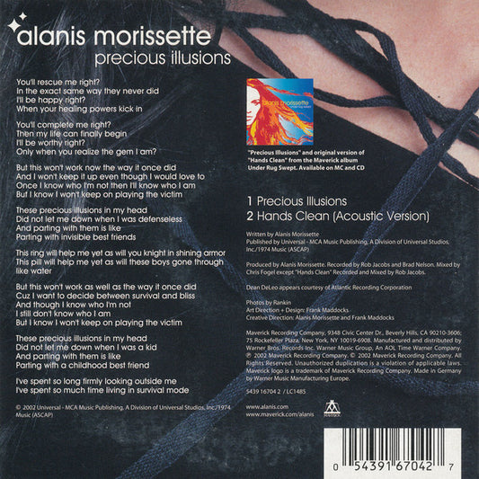 Alanis Morissette : Precious Illusions (CD, Single, Car)